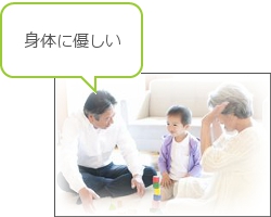 身体に優しい